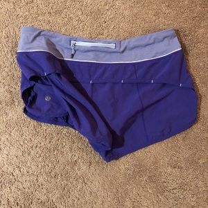 Purple. Size 8. Lululemon. Shorts.